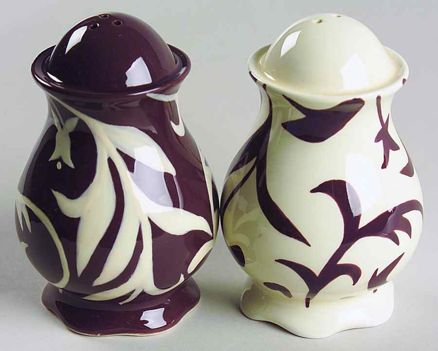 Victoria Chocolate Salt & Pepper Set by Zrike-1