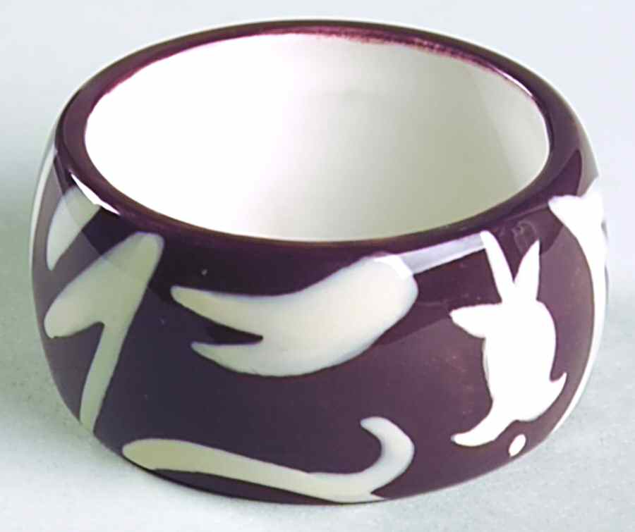 Victoria Chocolate Napkin Ring by Zrike-1