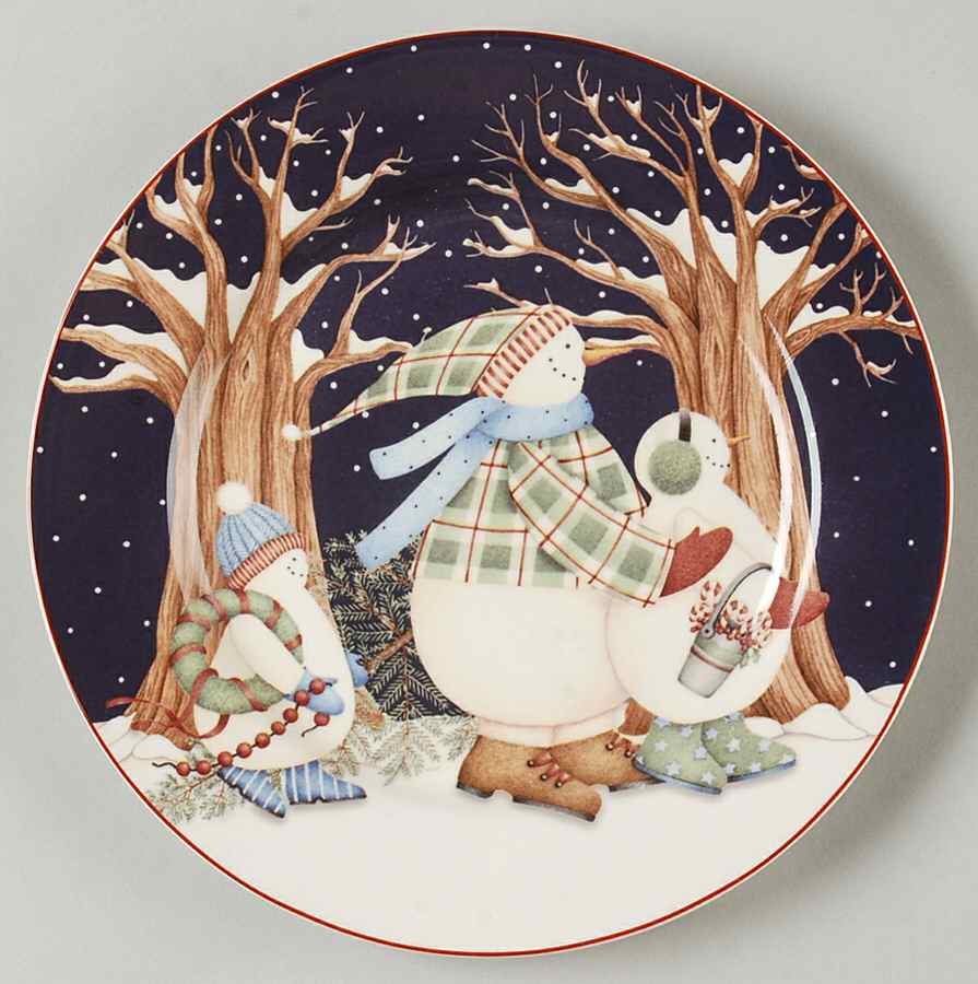 Winter Wonders Salad Plate by Zak Designs-1