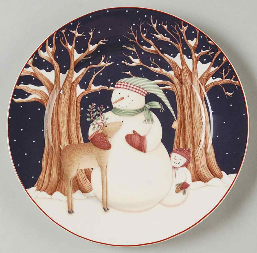 Winter Wonders Salad Plate by Zak Designs-1