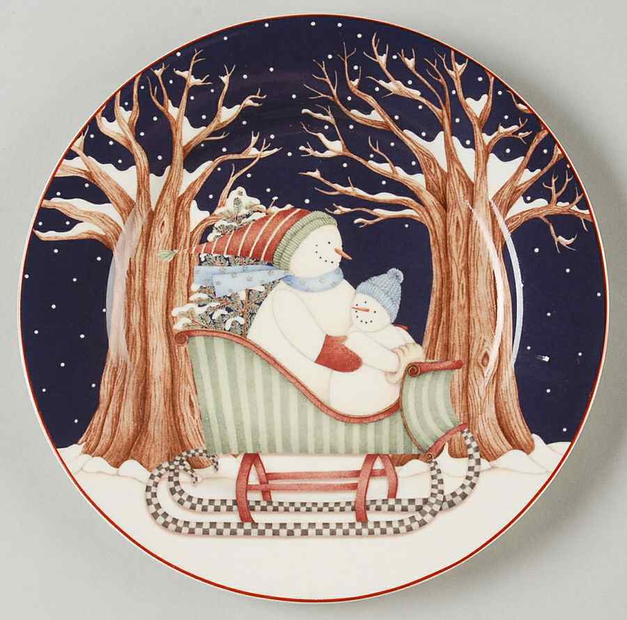 Winter Wonders Salad Plate by Zak Designs-1