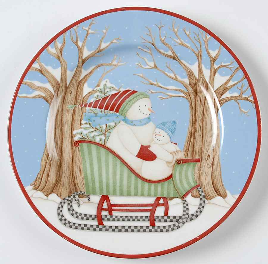 Winter Wonders Salad Plate by Zak Designs-1
