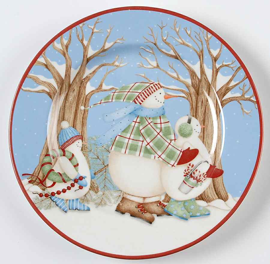 Winter Wonders Salad Plate by Zak Designs-1
