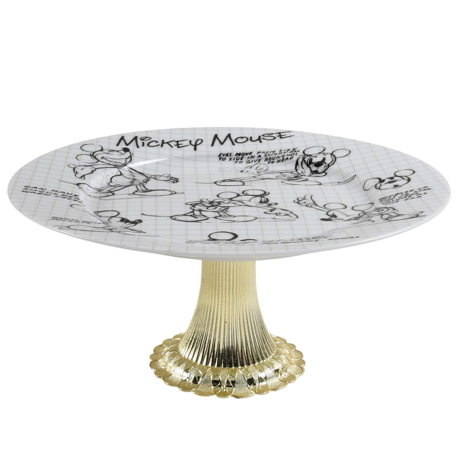 Sketch Book Cake Stand with 4"-5" Metal Pedestal  Hc by Zrike-1