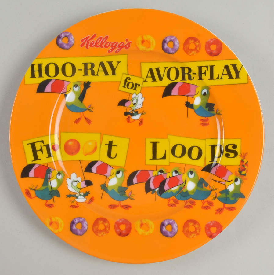 Froot Loops Toast Plate by Zrike-1