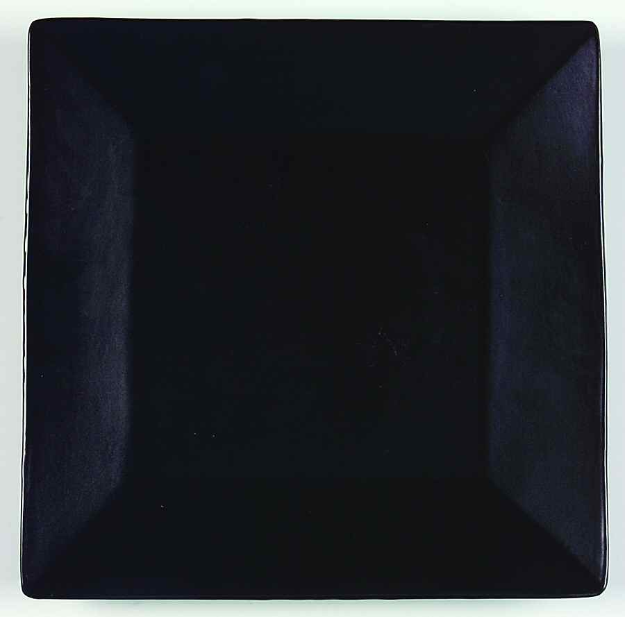 Java Black Square Dinner Plate by Z Gallerie-1