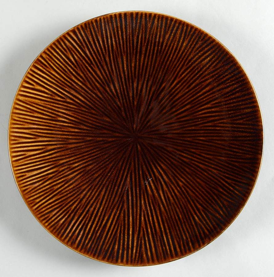 Sumatra Coffee (Dark Brown) Salad Plate by Z Gallerie-1