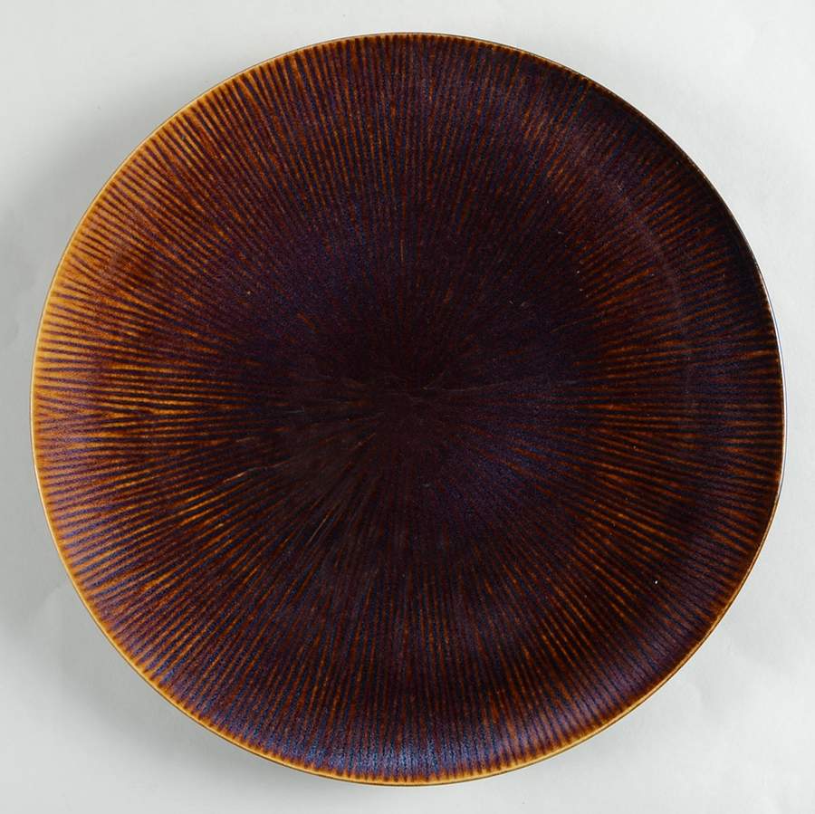 Sumatra Coffee (Dark Brown) Dinner Plate by Z Gallerie-1