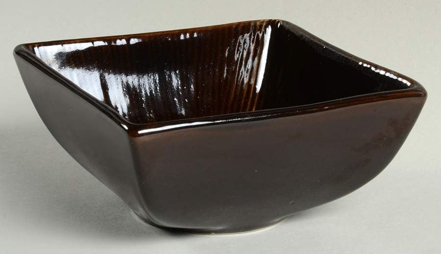 Sumatra Coffee (Dark Brown) Square Soup/Cereal Bowl by Z Gallerie-1