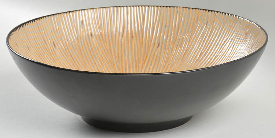Sumatra Bamboo (Taupe) 13" Round Serving Bowl by Z Gallerie-1