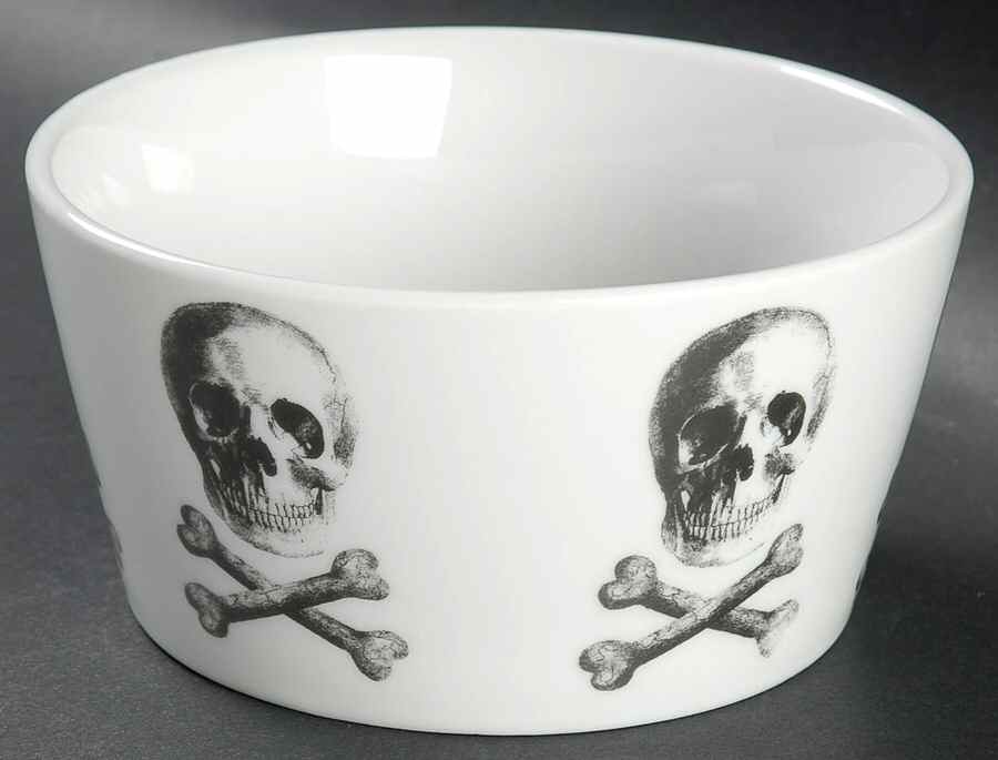 Skull & Bones Soup/Cereal Bowl by Z Gallerie-1