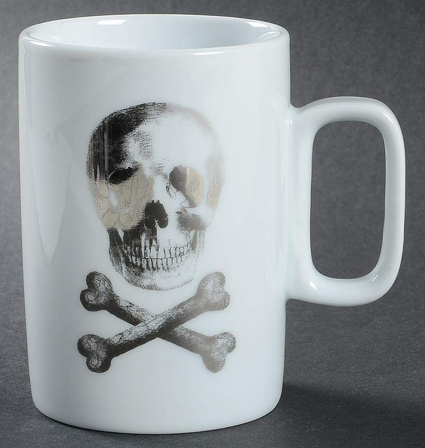 Skull & Bones Mug by Z Gallerie-1