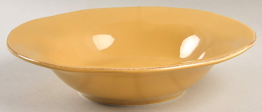 Toscana Butter Large Rim Soup Bowl by Z Gallerie-1