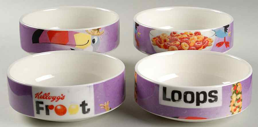 Froot Loops Stacking Bowls 5" - Set of 4 (Motifs 1-4) by Zrike-1