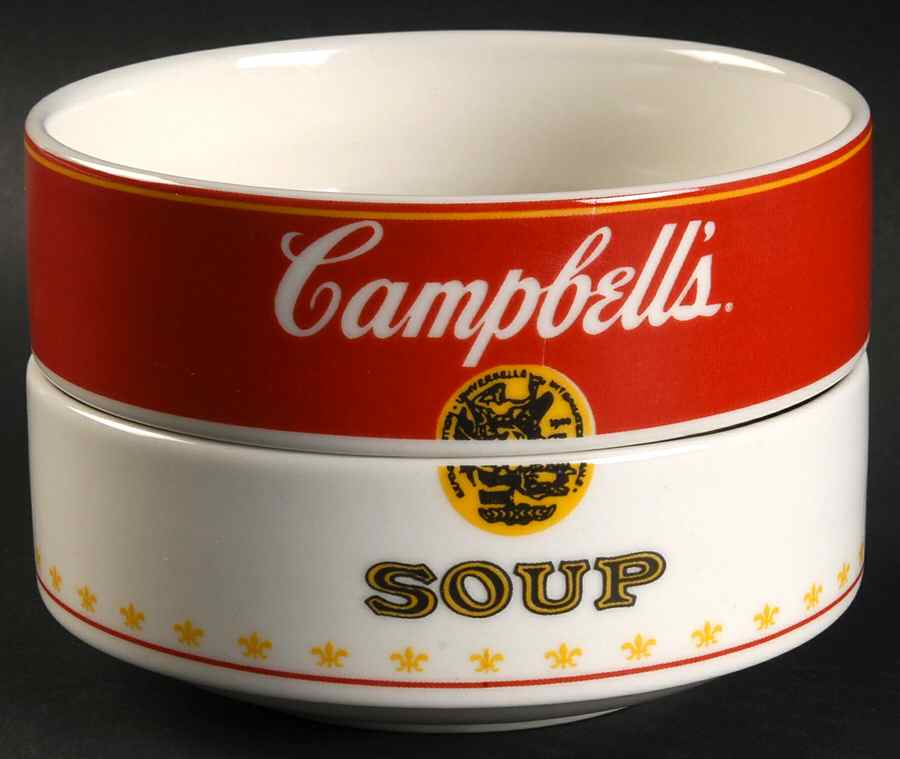 Campbell's Classic (Set of 2) 5" Stacking Bowls by Zrike-1