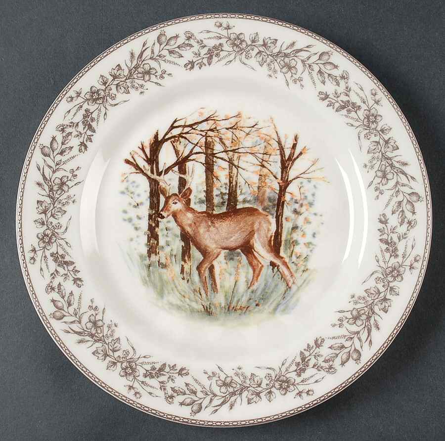 Wildlife Salad Plate by Zrike-1