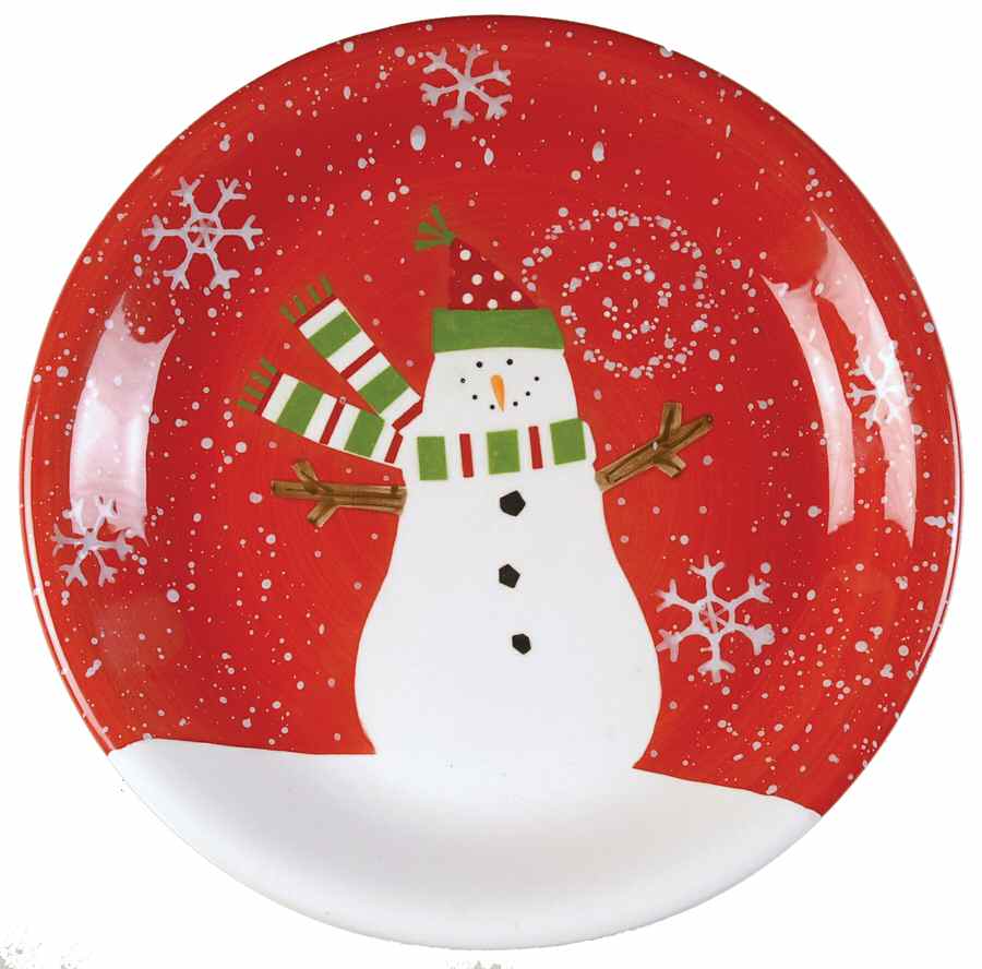 Simply Snowmen Salad Plate by Zak Designs-1