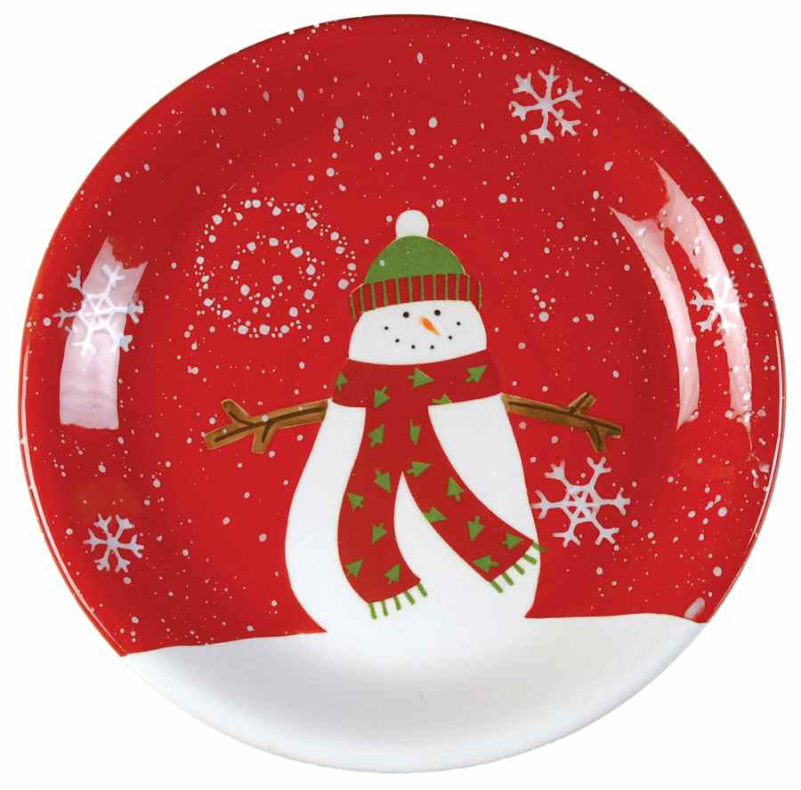 Simply Snowmen Salad Plate by Zak Designs-1