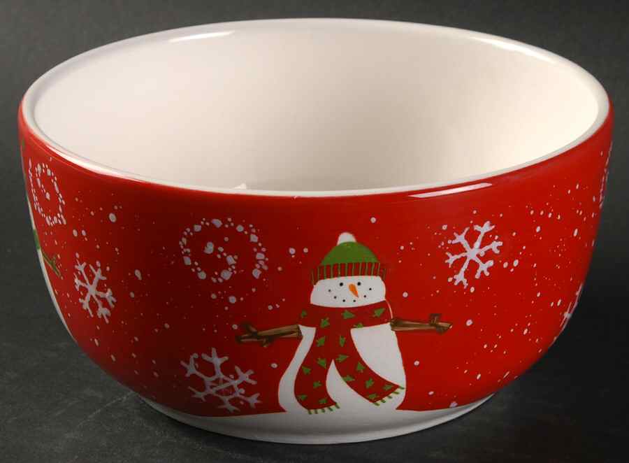Simply Snowmen Soup/Cereal Bowl by Zak Designs-1