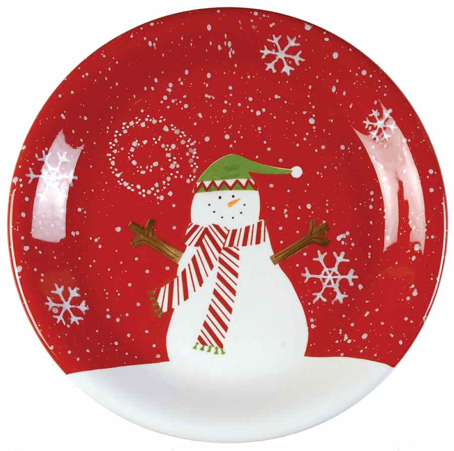 Simply Snowmen Salad Plate by Zak Designs-1