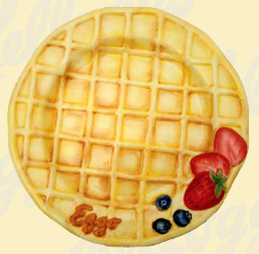 Eggo Salad/Dessert Plate by Zrike-1