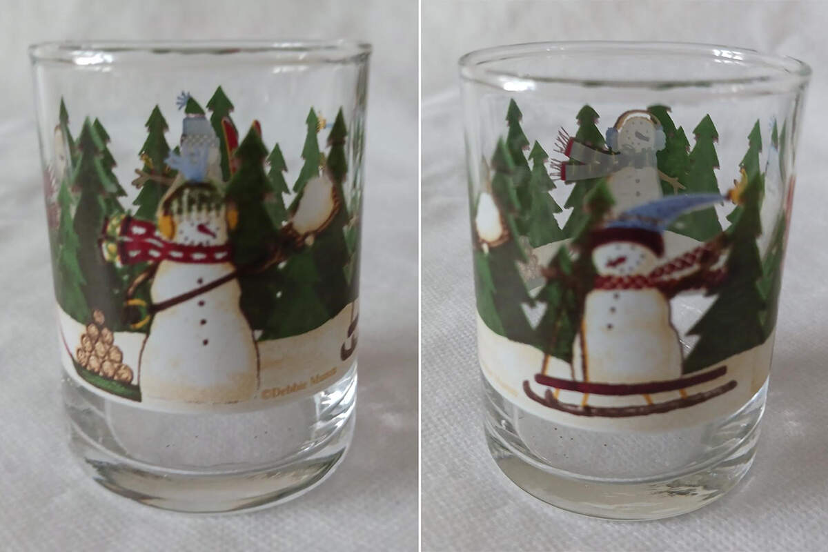 North Country Snowman Glassware Votive Candleholder by Zak Designs-1