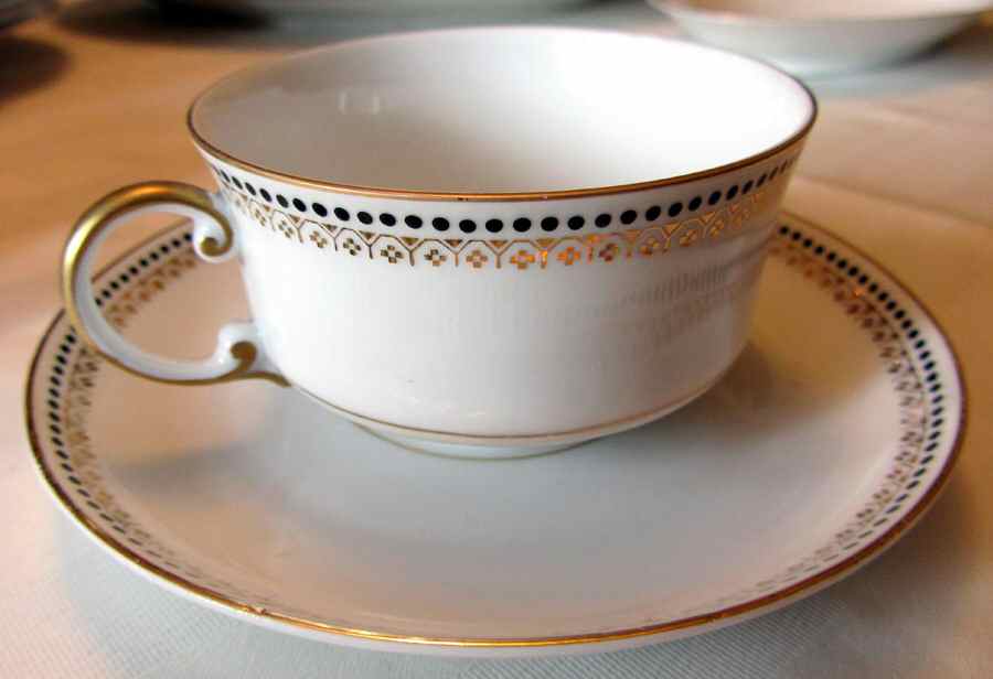 9311 Footed Cup & Saucer Set by Scherzer-1