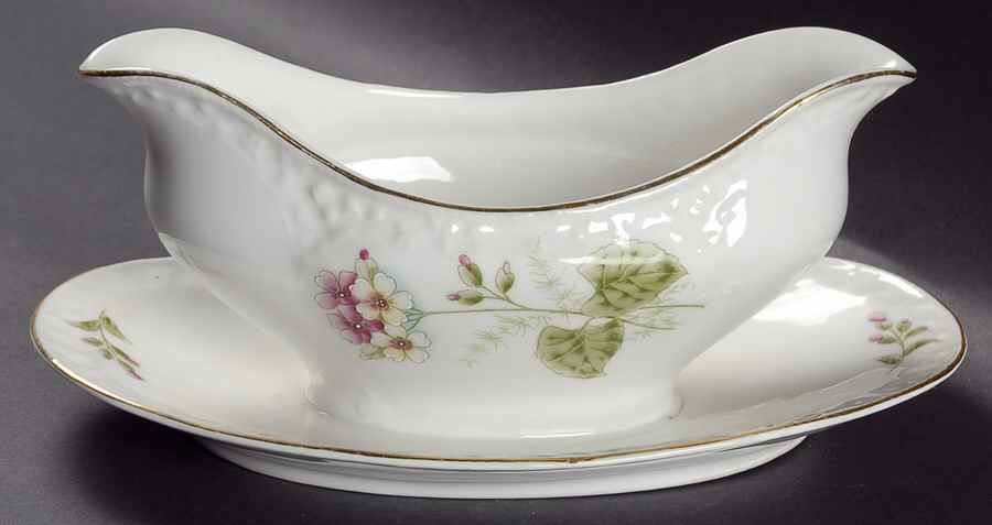 290 Gravy Boat with Attached Underplate by Scherzer-1