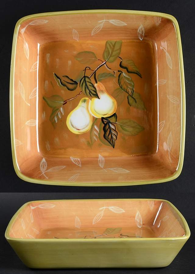 ZRI30 9" Square Vegetable Bowl by Zrike-1