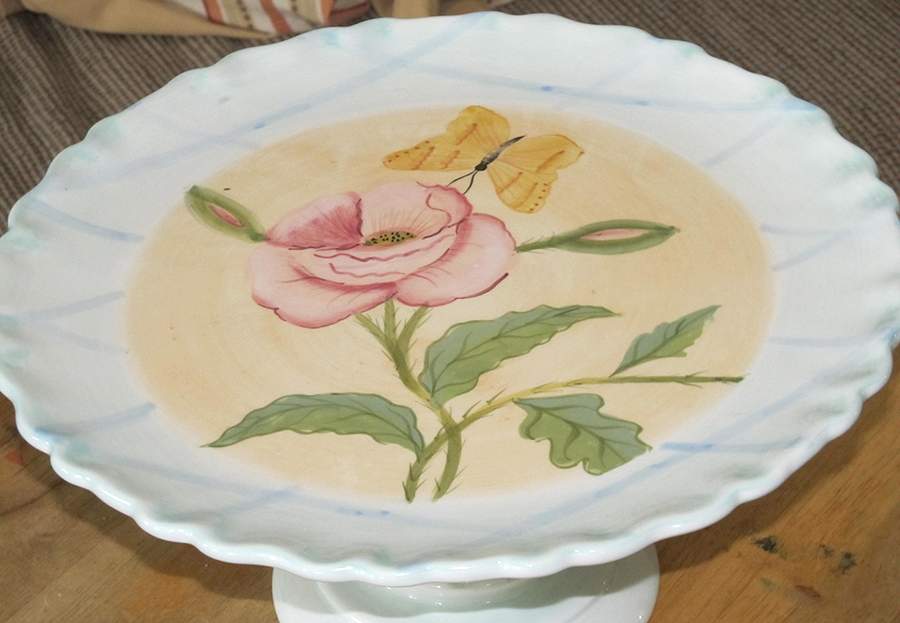 ZRI31 Footed Cake Plate by Zrike-1