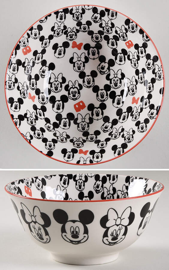 All Over Mickey & Minnie Tidbit Bowl by Zrike-1