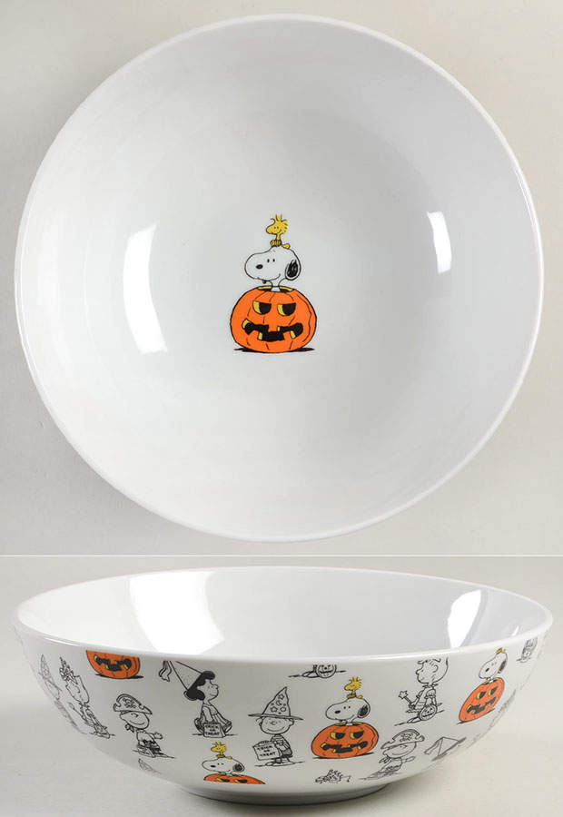 Peanuts Halloween 8" Round Vegetable Bowl by Zrike-1