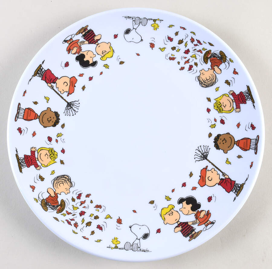 Peanuts Square Melamine Dinner Plate by Zrike-1