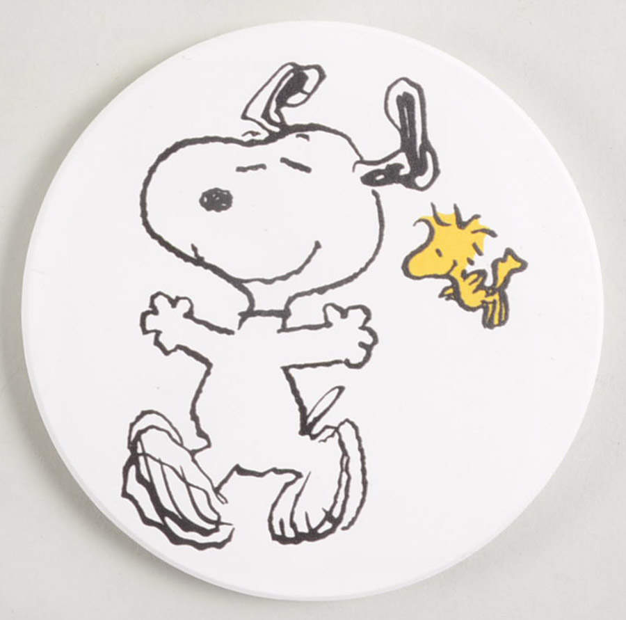 Peanuts Floral Coaster by Zrike-1