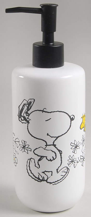 Peanuts Floral Lotion/Soap Dispenser by Zrike-1