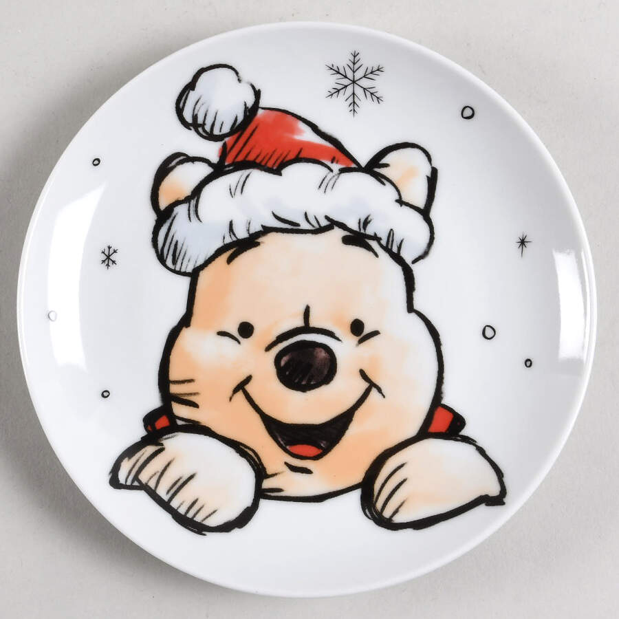 Pooh Christmas Appetizer Plate by Zrike-1