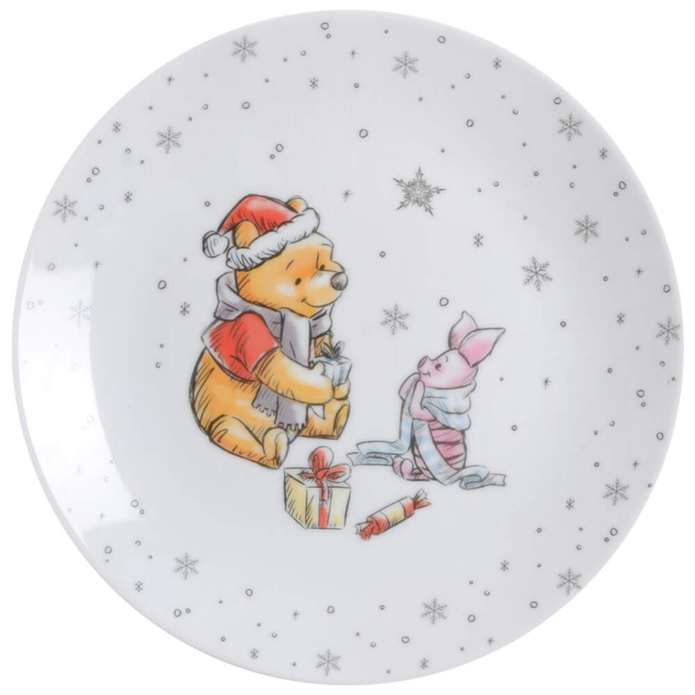 Pooh Christmas Salad Plate by Zrike-1