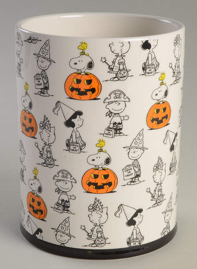 Peanuts Halloween Cookie Jar No Lid by Zrike-1
