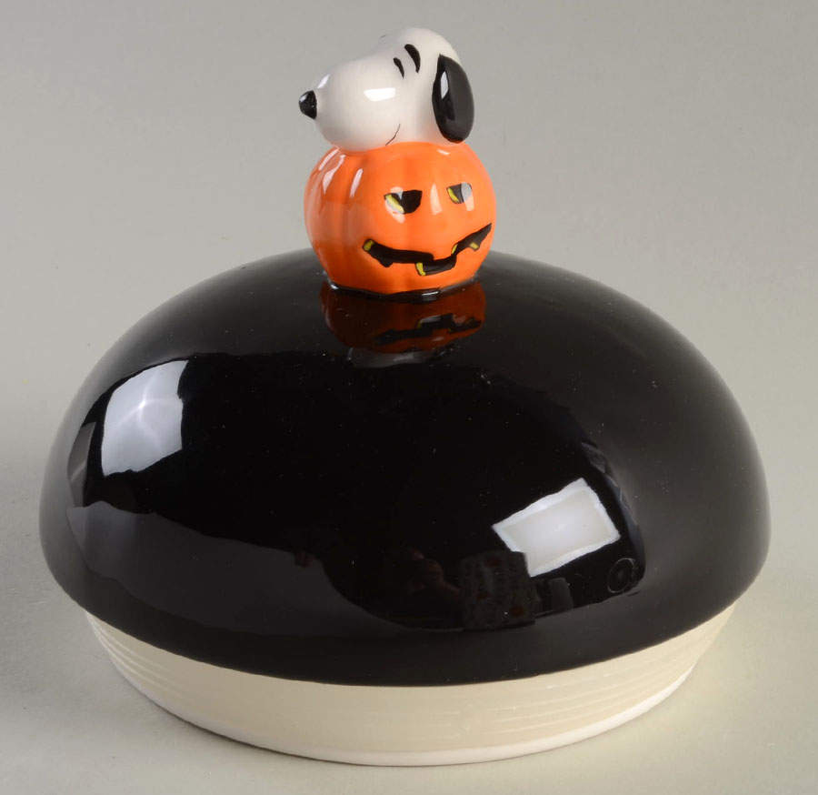 Peanuts Halloween Lid for Cookie Jar by Zrike-1