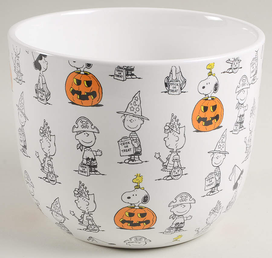 Peanuts Halloween 5" Planter by Zrike-1