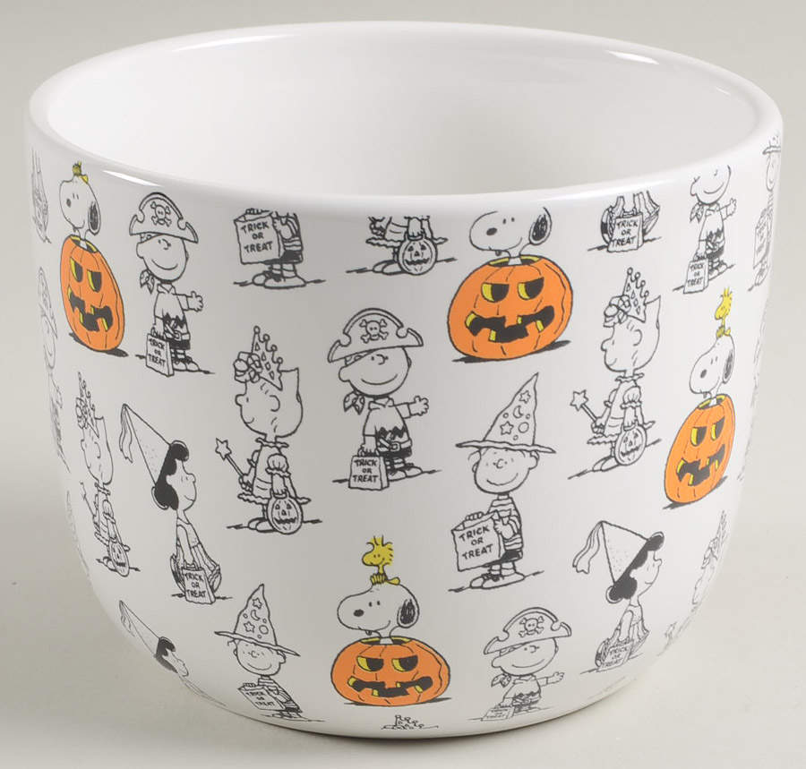 Peanuts Halloween 4" Planter by Zrike-1