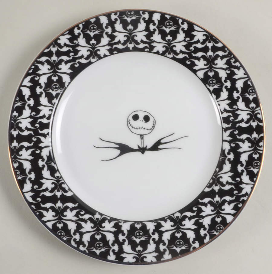Nightmare Before Christmas Salad Plate by Zrike-1