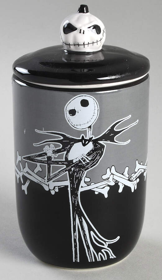 Nightmare Before Christmas 6" Storage Jar & Lid by Zrike-1