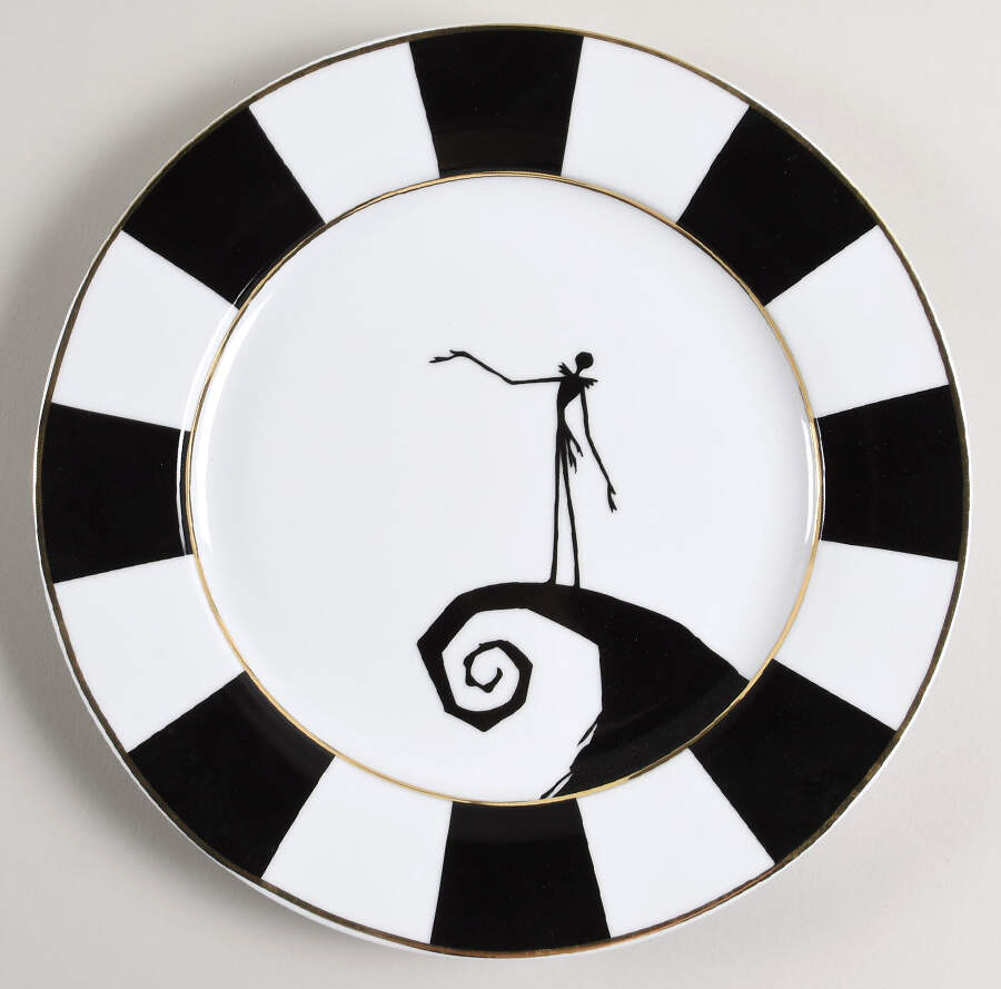 Nightmare Before Christmas Dinner Plate by Zrike-1