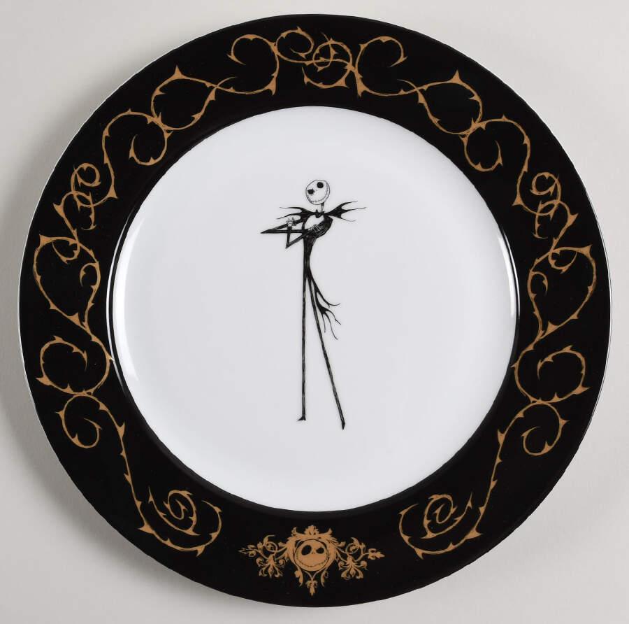 Nightmare Before Christmas Dinner Plate by Zrike-1