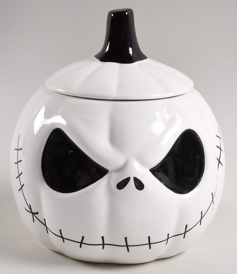 Nightmare Before Christmas Cookie Jar & Lid by Zrike-1