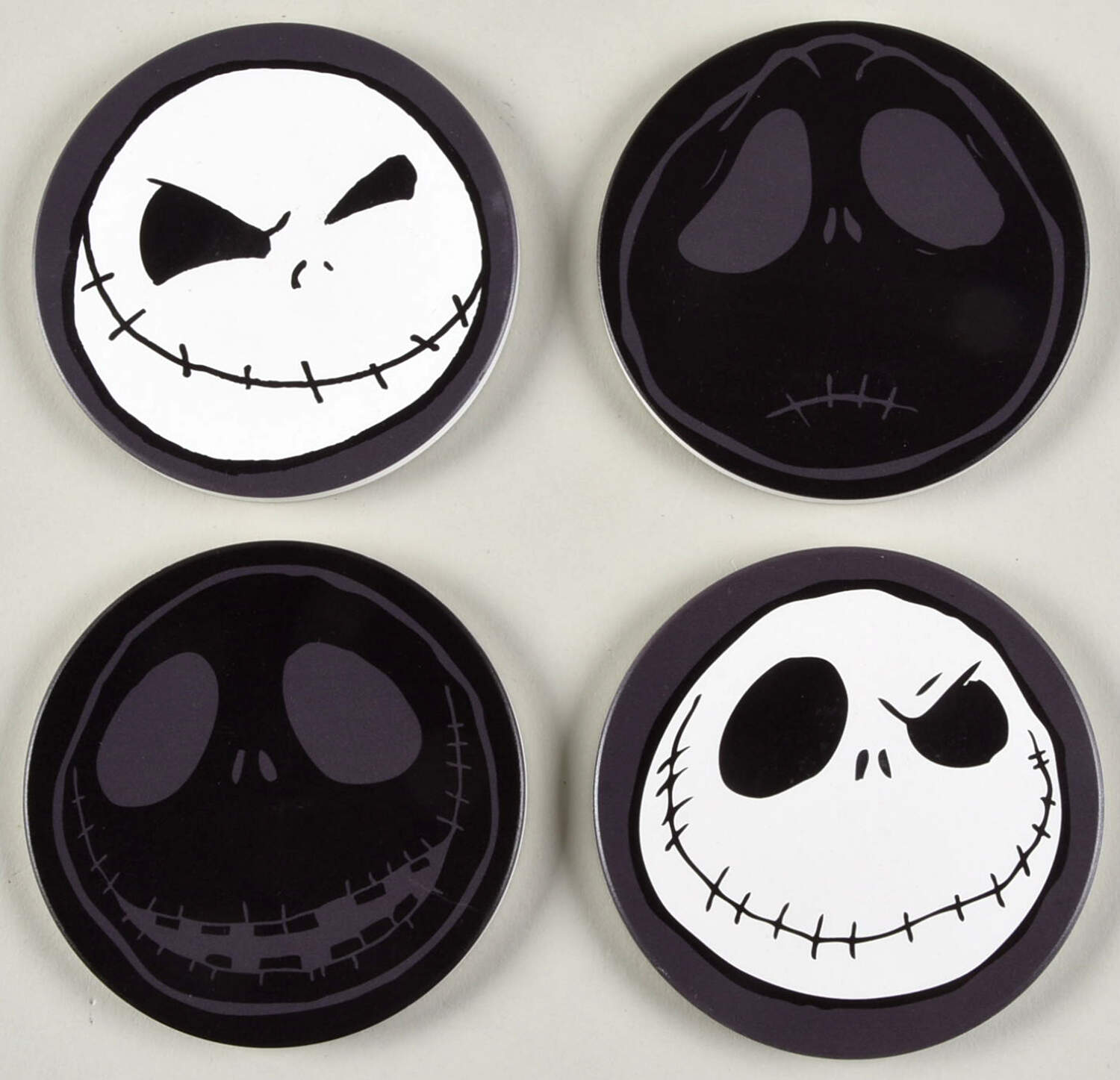 Nightmare Before Christmas Coaster - Set of 4 Motifs 1-4 by Zrike-1