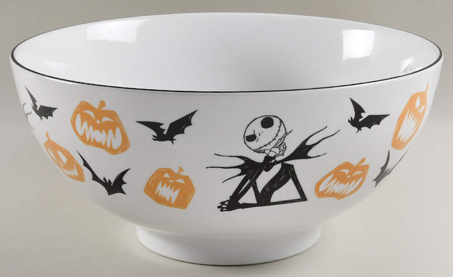 Nightmare Before Christmas 11" Round Serving Bowl by Zrike-1