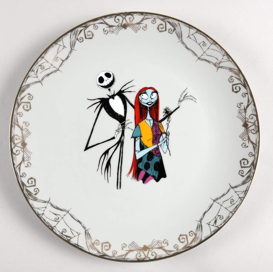 Nightmare Before Christmas Dinner Plate by Zrike-1