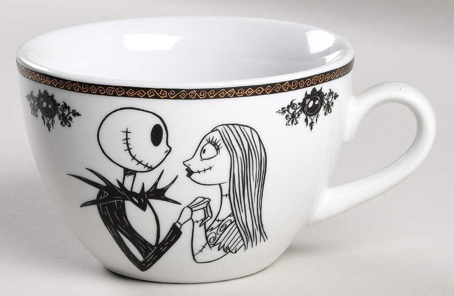 Nightmare Before Christmas Flat Cup by Zrike-1